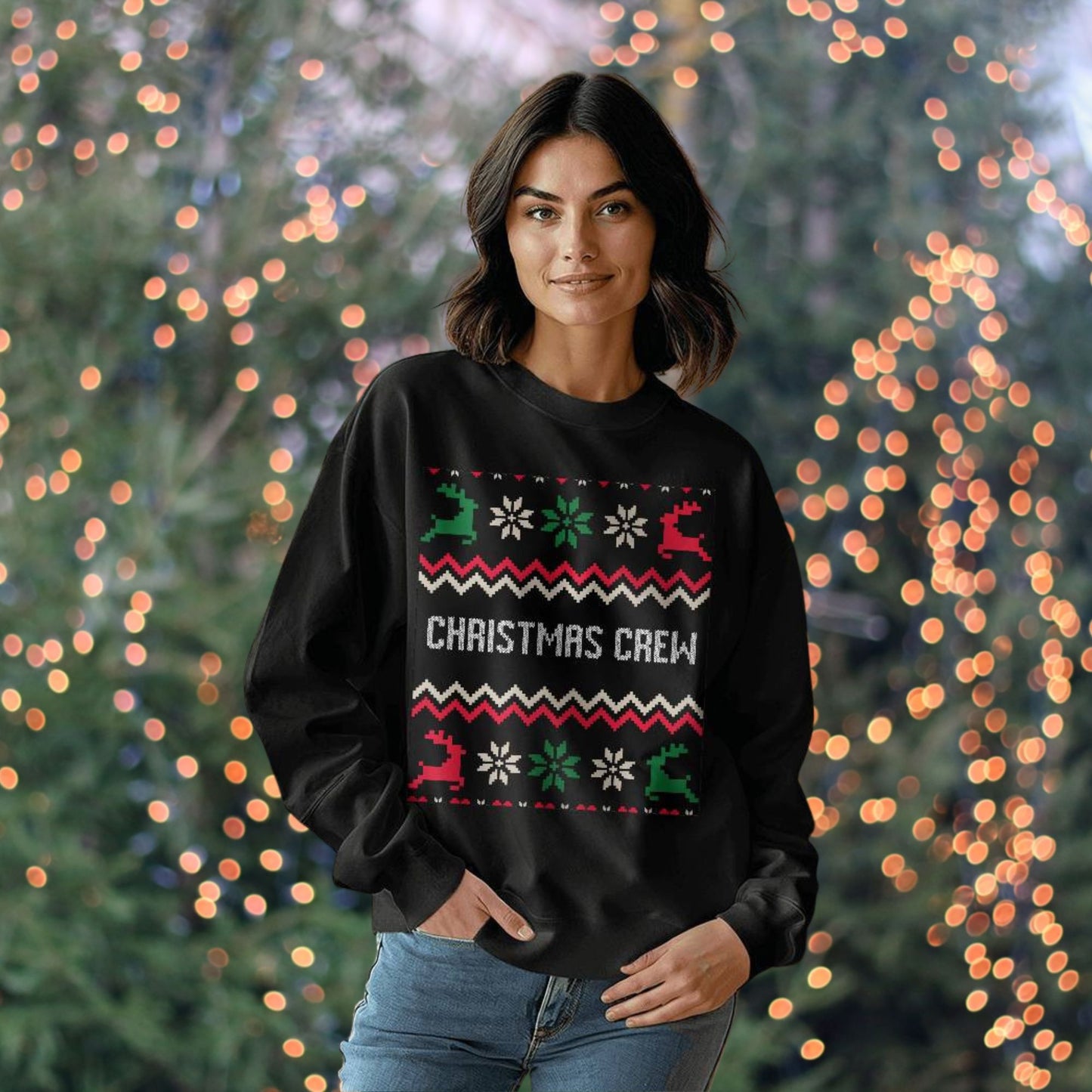'Christmas Crew' Matching Family Tees, Hoodies & Sweaters