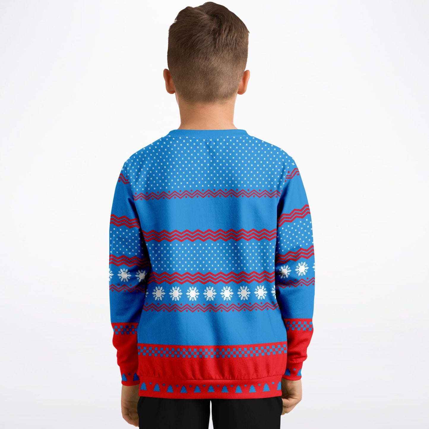 Youth Size Meowy Christmas Ugly Christmas Sweater