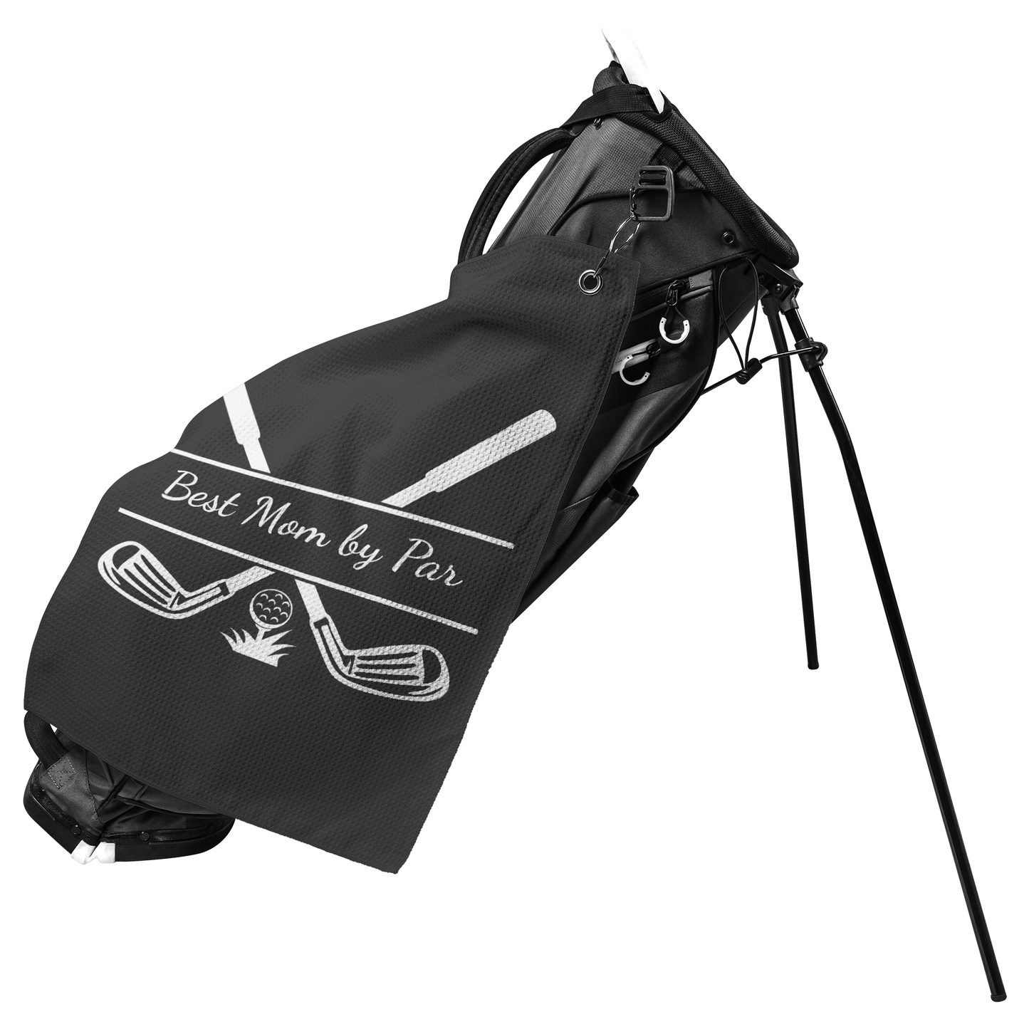Best Mom by Par - Waffle Golf Towel