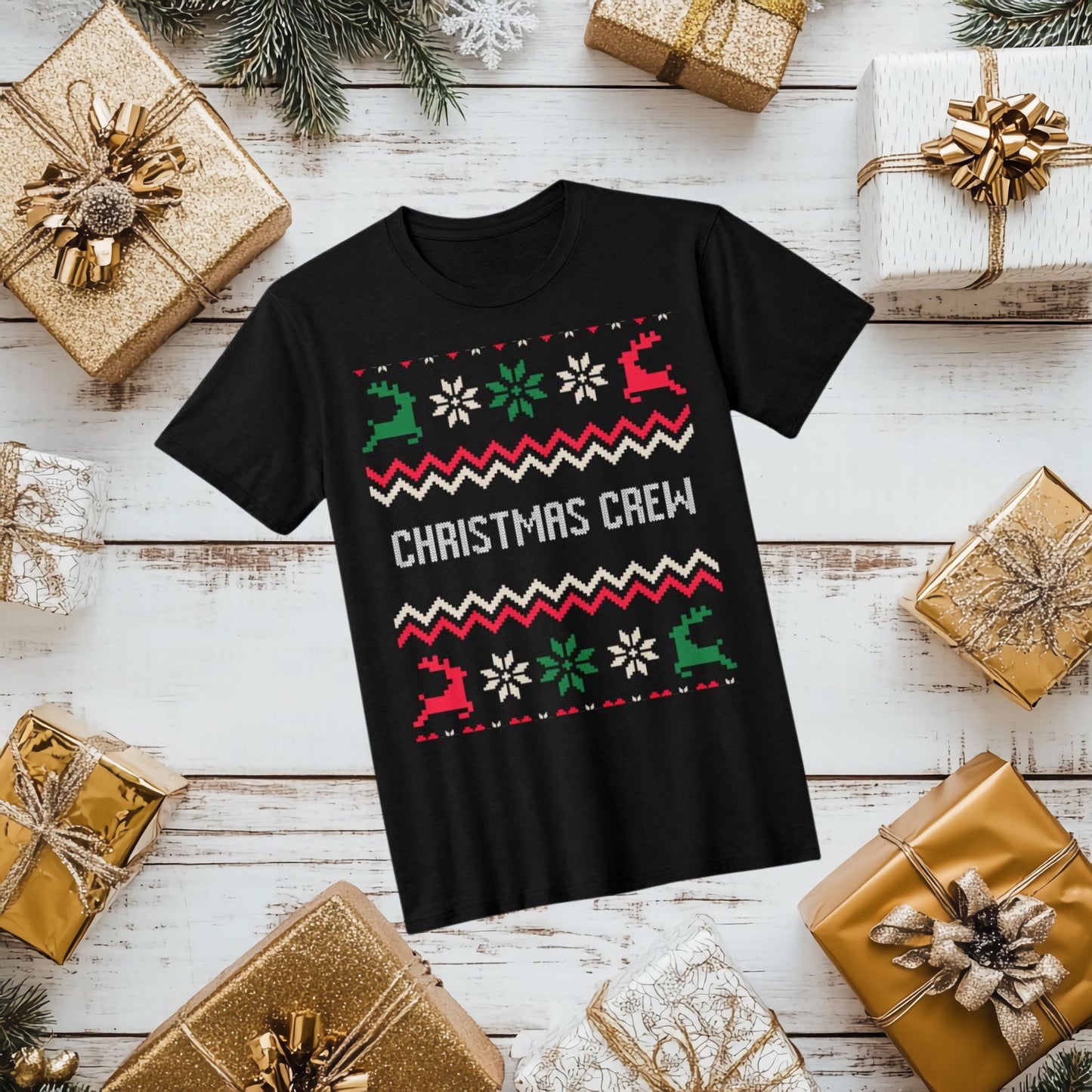 'Christmas Crew' Matching Family Tees, Hoodies & Sweaters