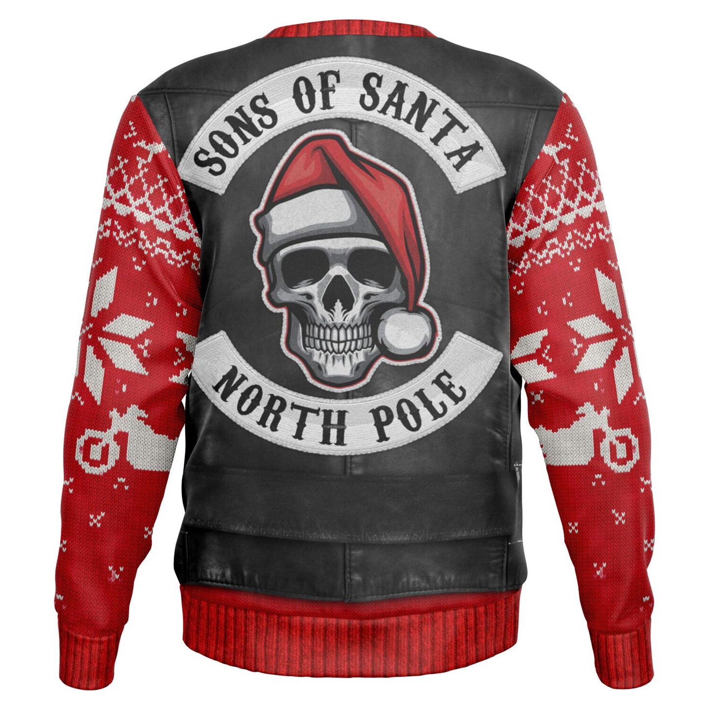 Biker Santa Ugly Christmas Sweater