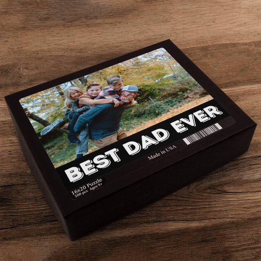 Custom Photo Puzzle – Best Dad Ever