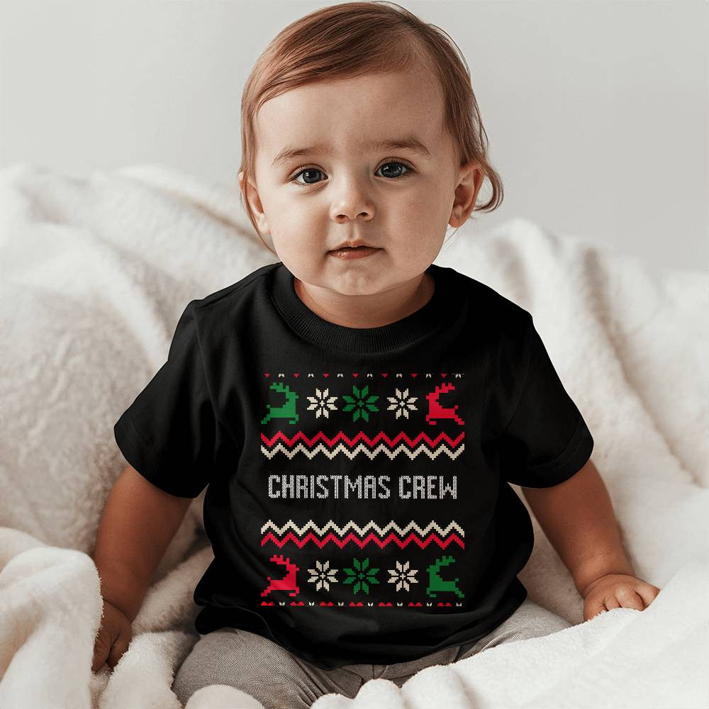 'Christmas Crew' Matching Family Tees, Hoodies & Sweaters