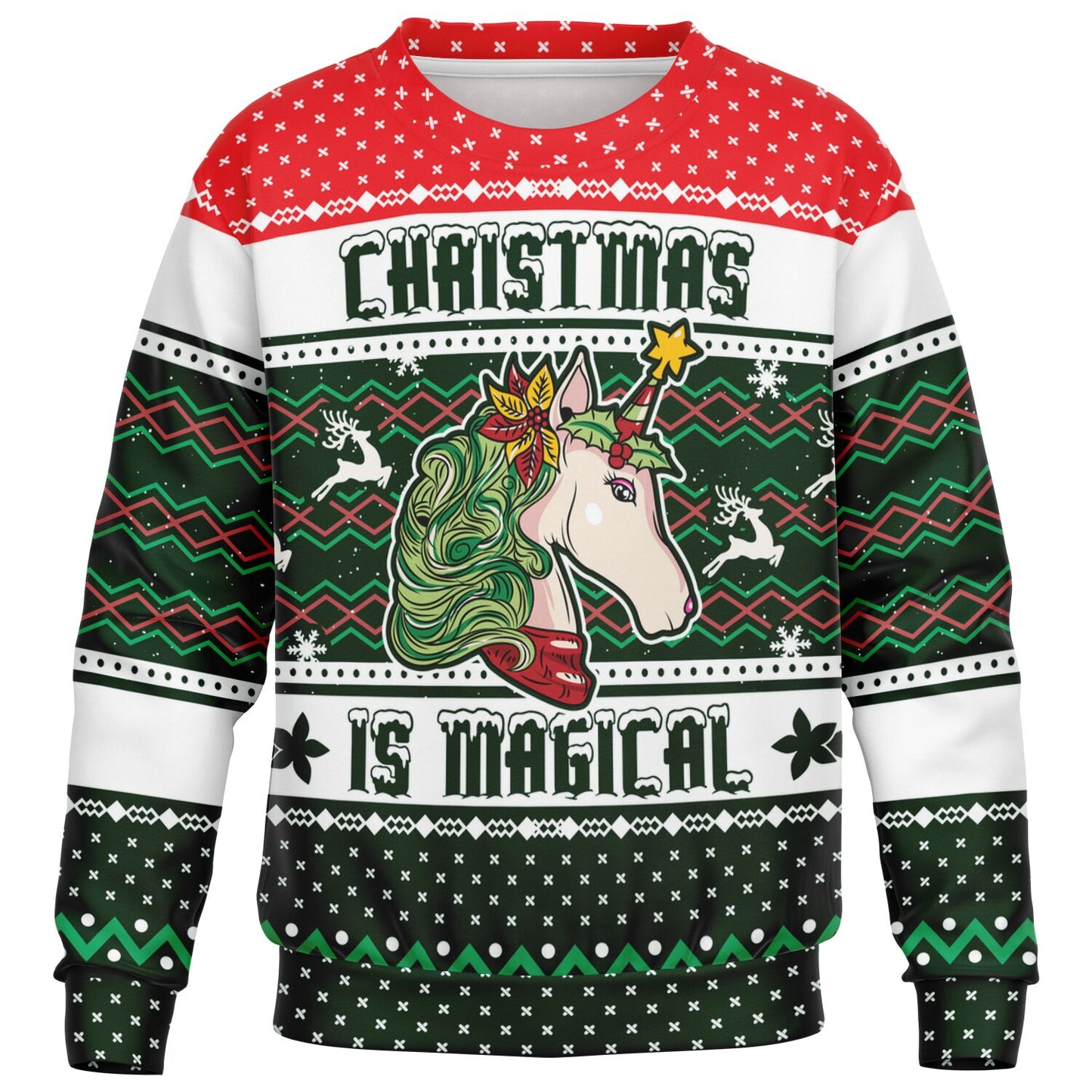 Youth Size Magical Unicorn Ugly Christmas Sweater