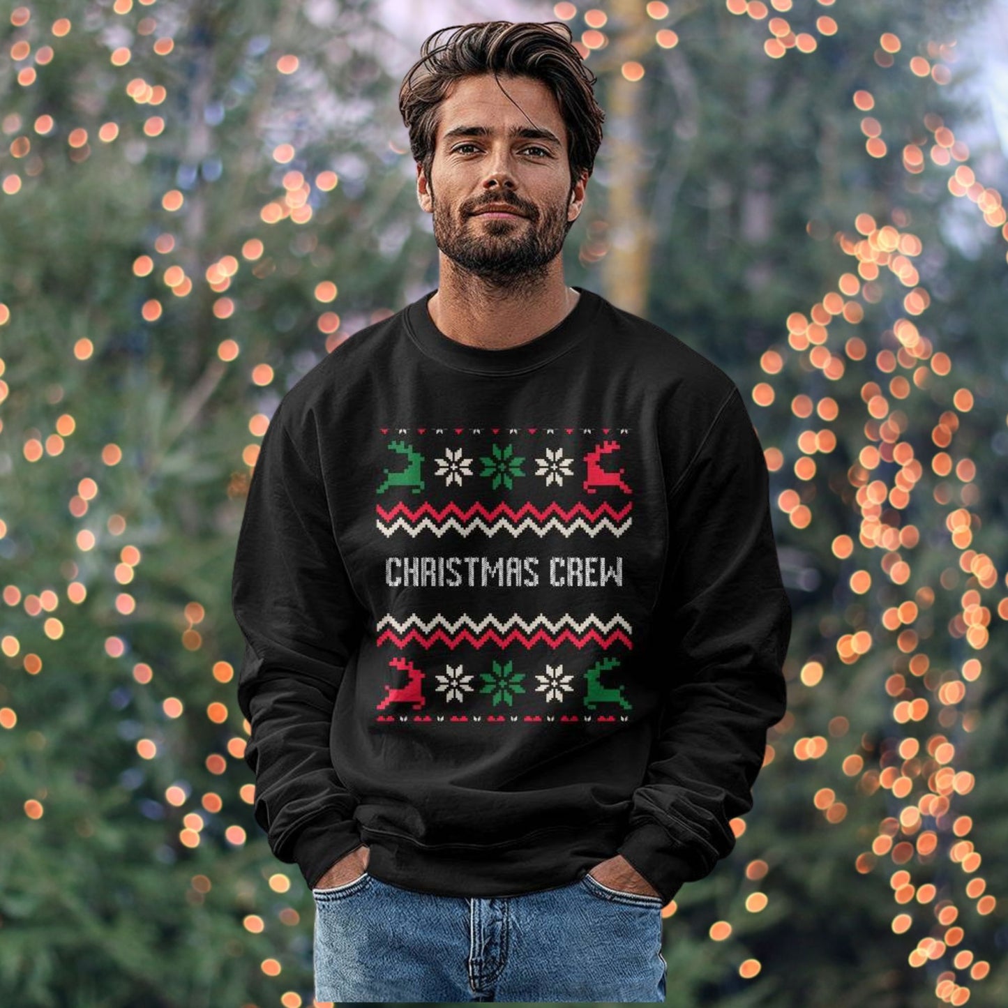 'Christmas Crew' Matching Family Tees, Hoodies & Sweaters
