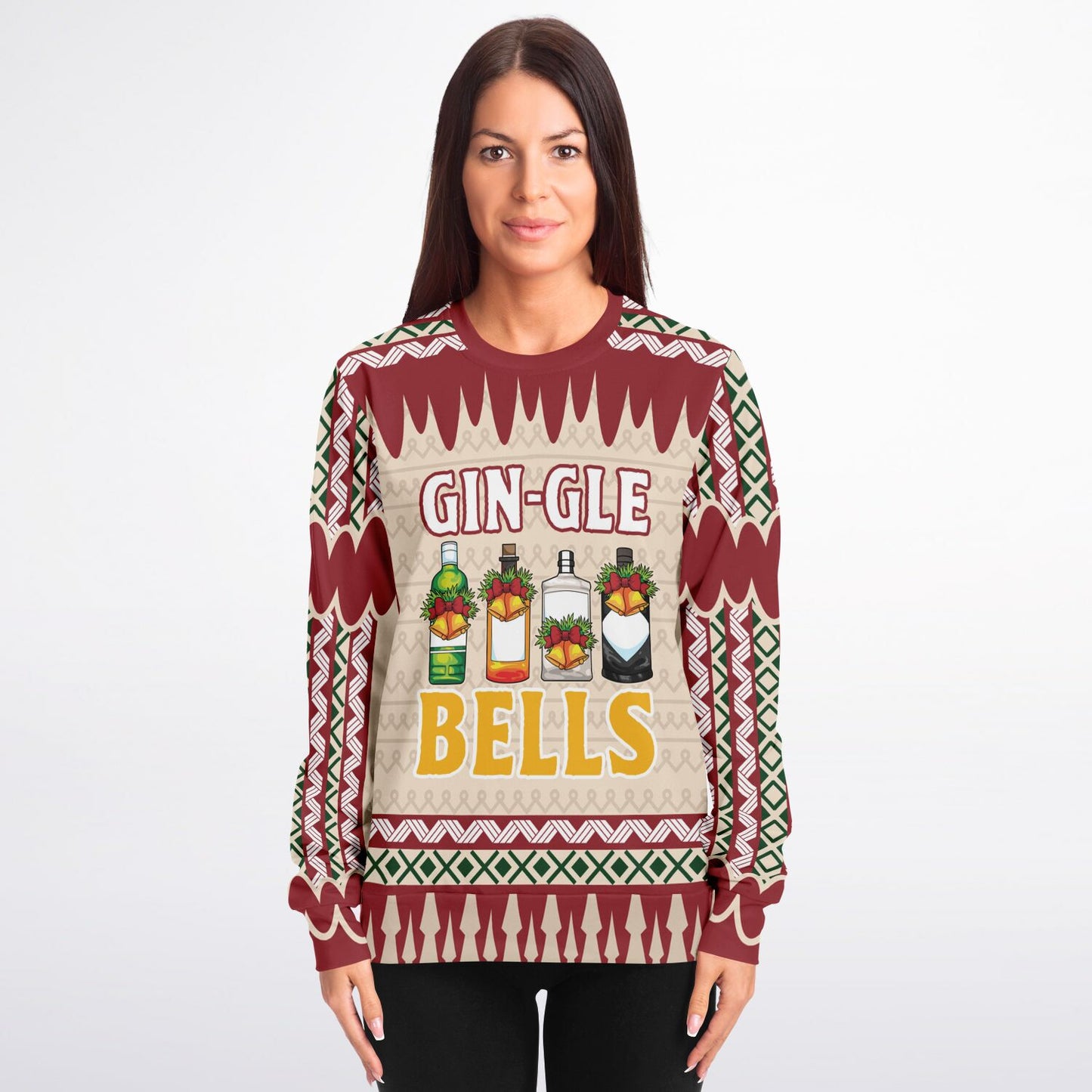 Gin Lover Gin-gle Bells Ugly Christmas Sweater