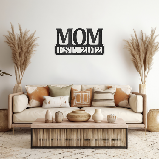 Mom Plaque - Metal Wall Art