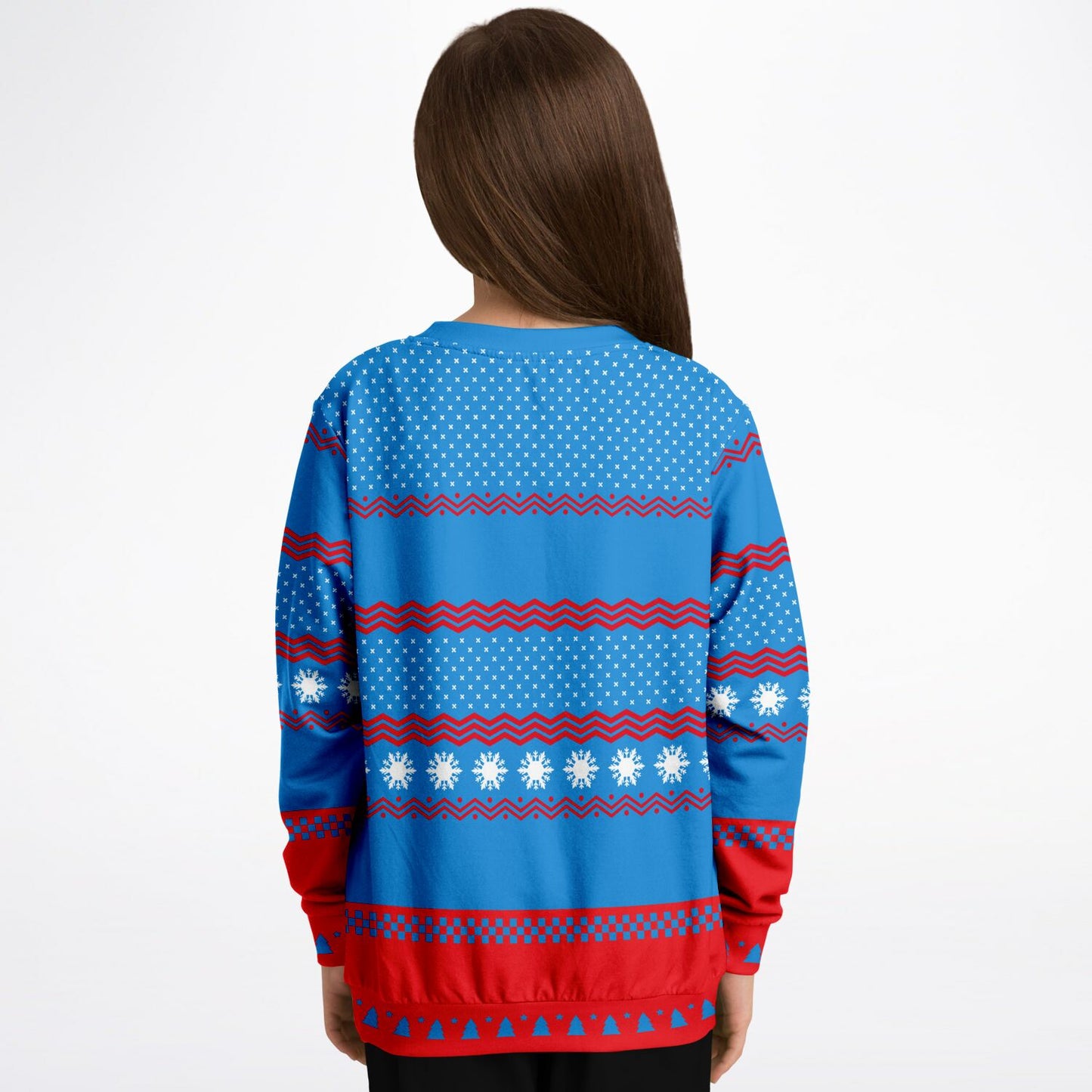 Youth Size Meowy Christmas Ugly Christmas Sweater