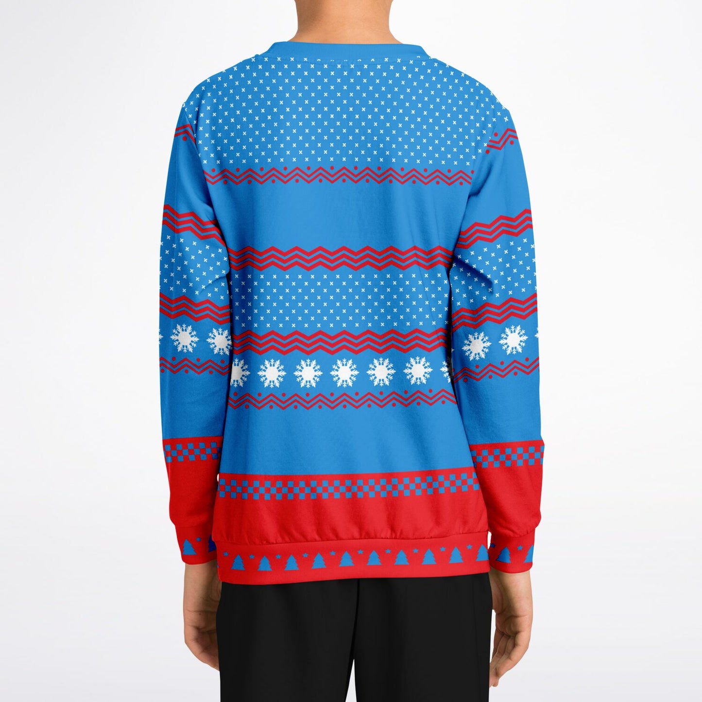 Youth Size Meowy Christmas Ugly Christmas Sweater