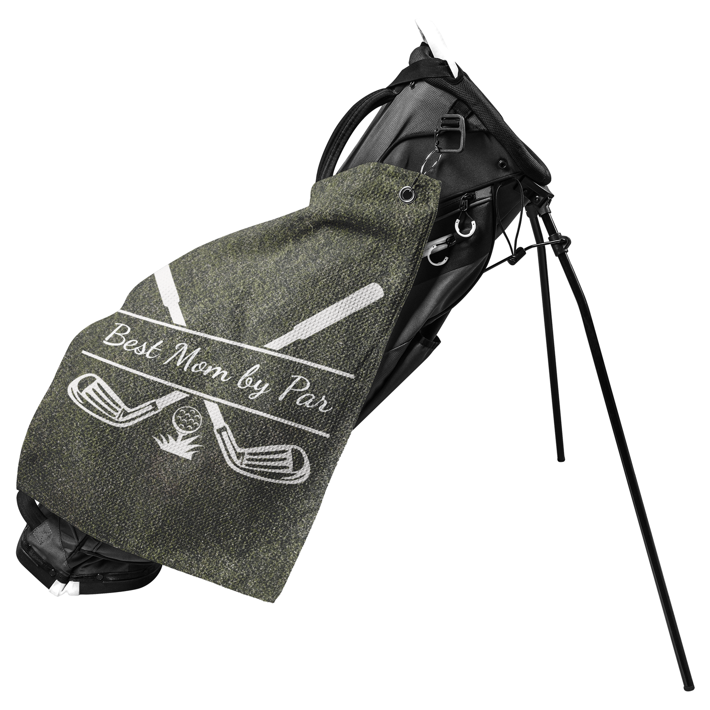 Best Mom by Par - Waffle Golf Towel