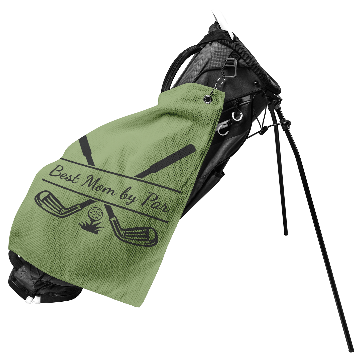 Best Mom by Par - Waffle Golf Towel