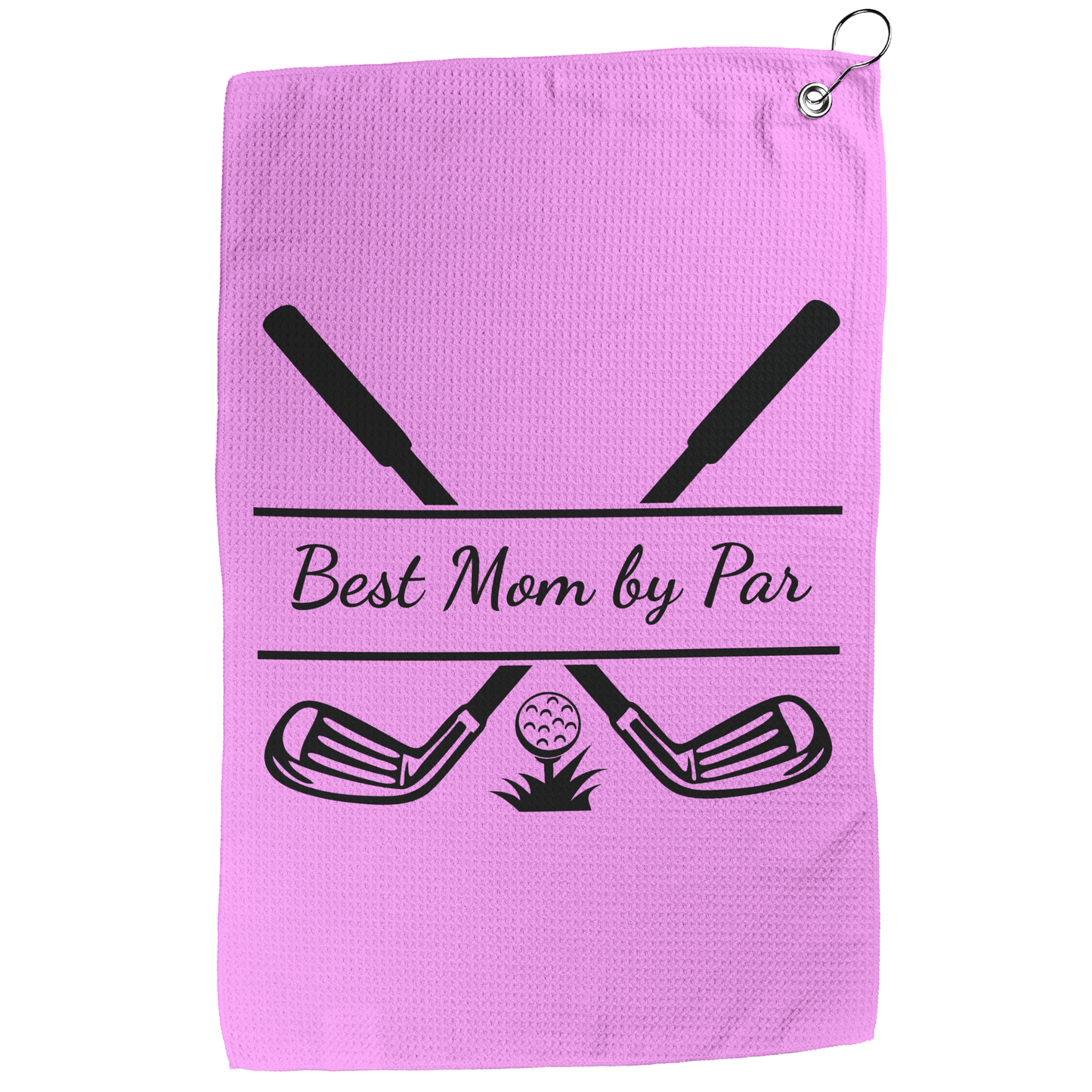 Best Mom by Par - Waffle Golf Towel