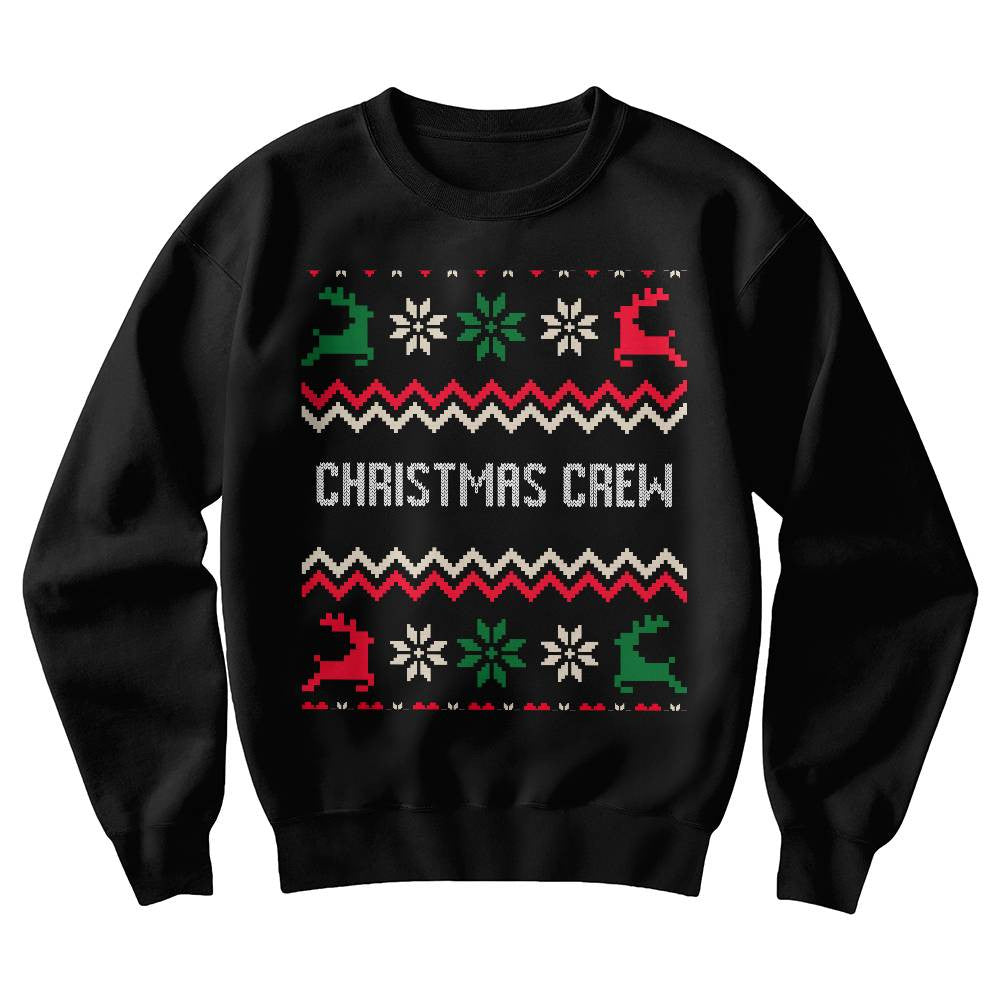 'Christmas Crew' Matching Family Tees, Hoodies & Sweaters