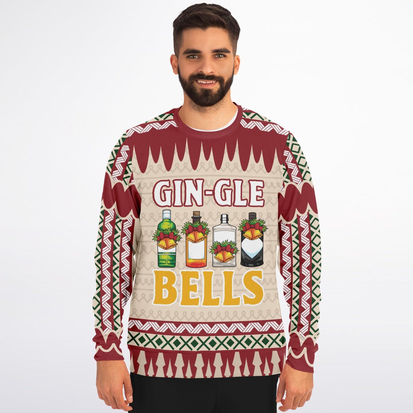 Gin Lover Gin-gle Bells Ugly Christmas Sweater
