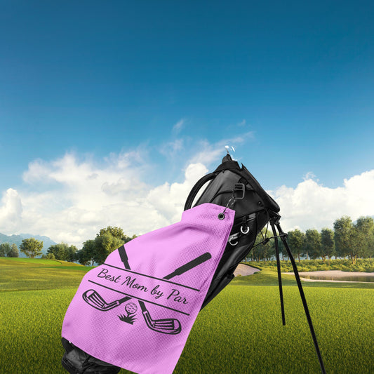 Best Mom by Par - Waffle Golf Towel