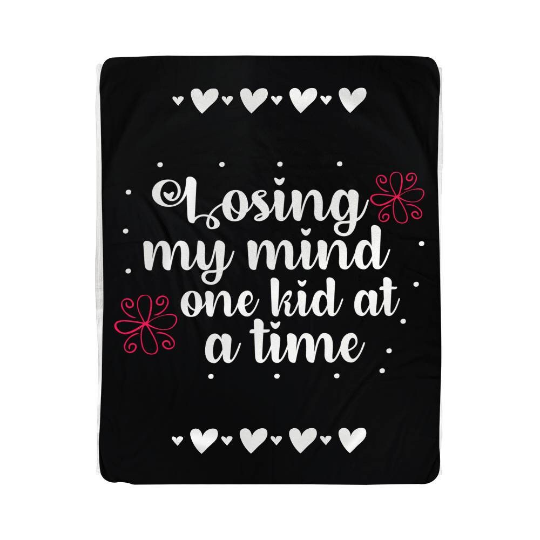 Gift for Mom Funny Sherpa Fleece Blanket