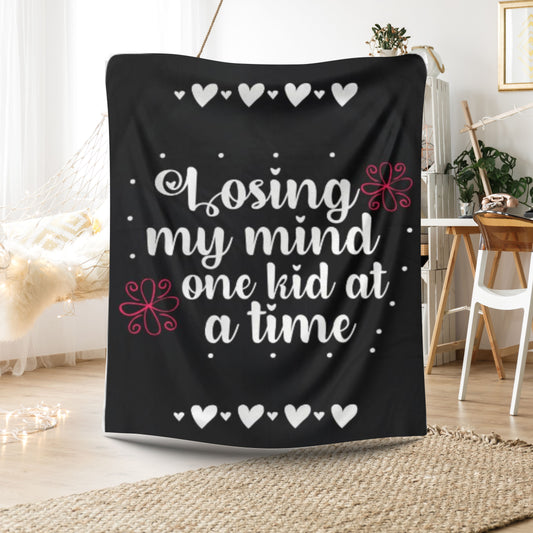 Gift for Mom Funny Sherpa Fleece Blanket