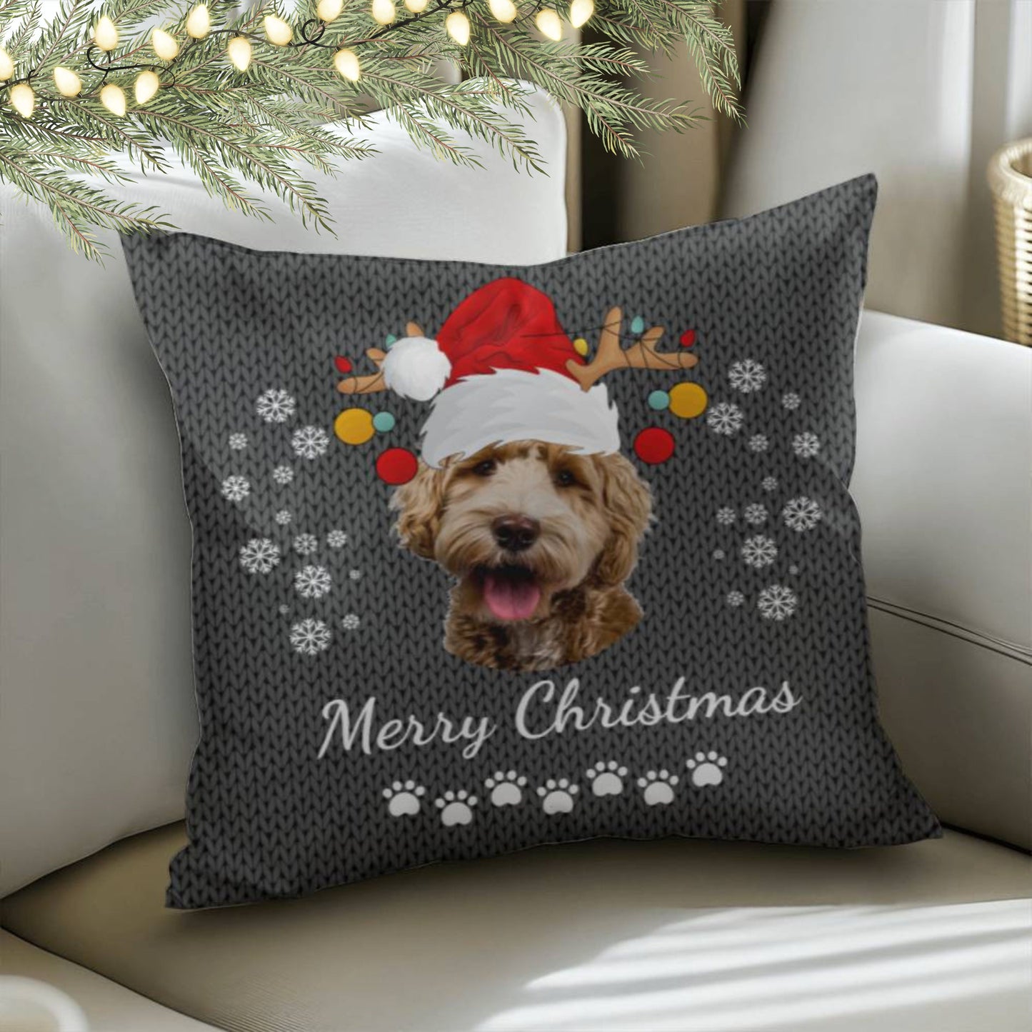 Personaliszed Christmas Pet Pillow