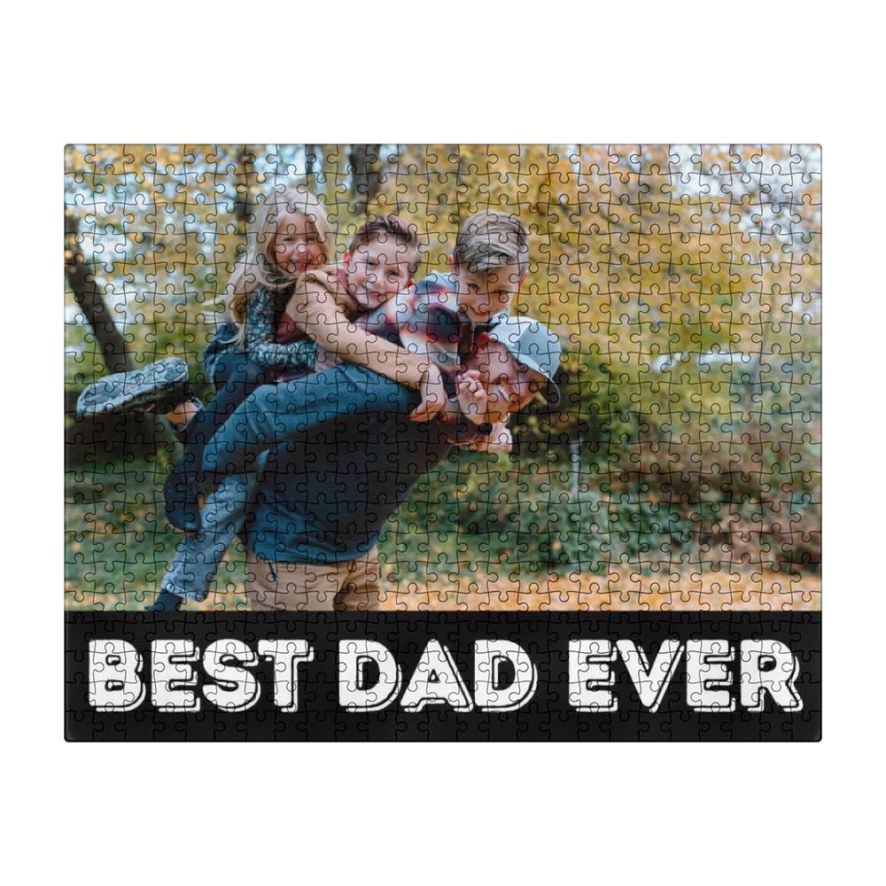 Custom Photo Puzzle – Best Dad Ever