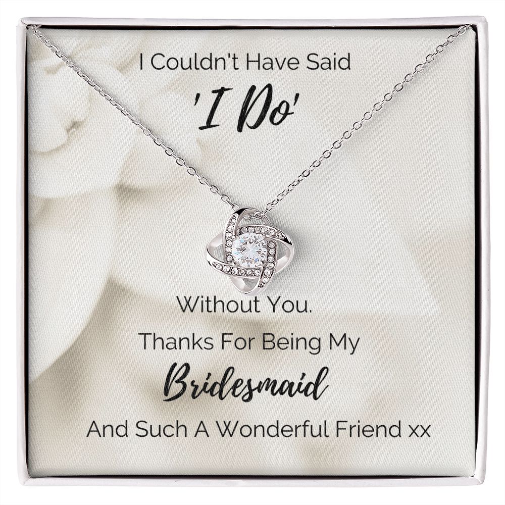 Thank You Bridesmaid Necklace