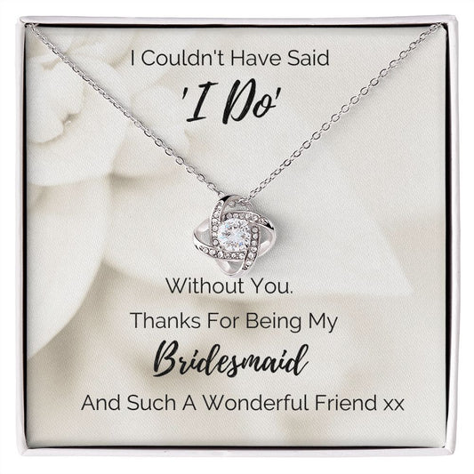 Thank You Bridesmaid Necklace