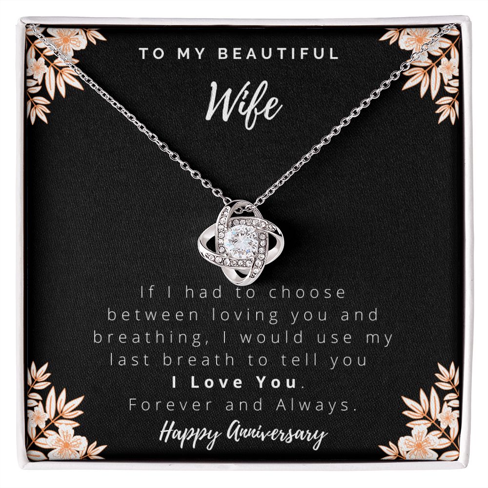 Wife Anniversary (1000 × 1000 px) ET Love Knot Necklace