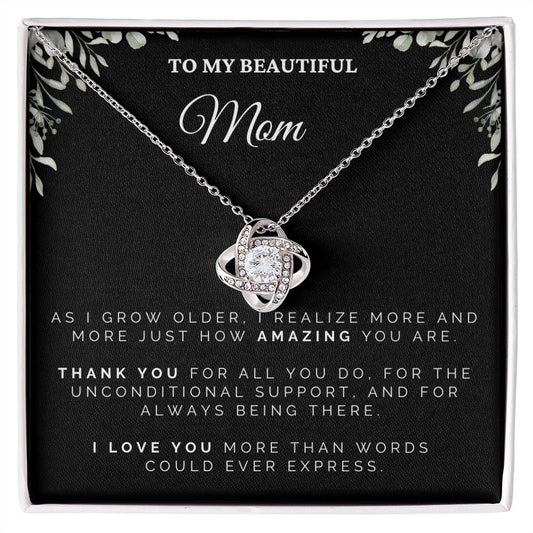 Love Knot Necklace for Mom