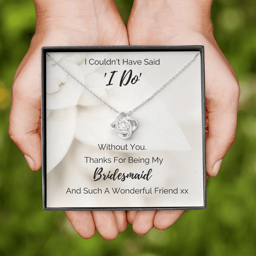 Thank You Bridesmaid Necklace