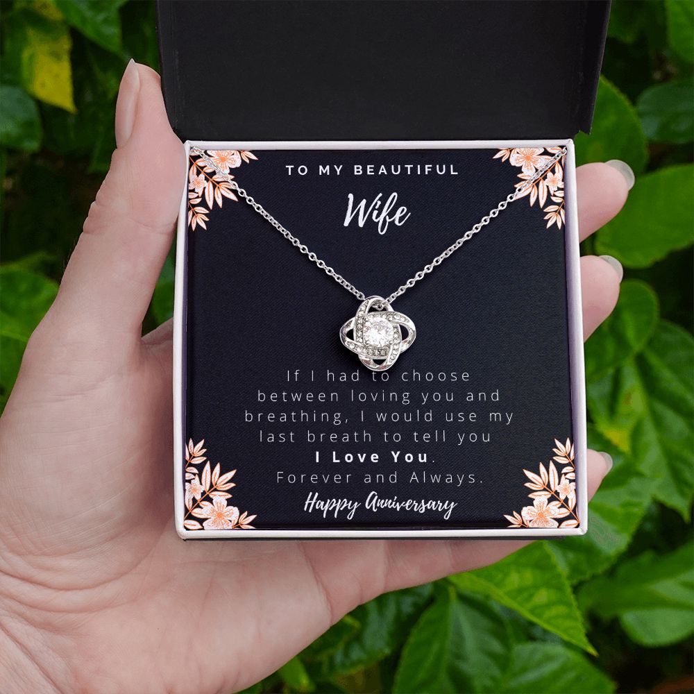 Wife Anniversary (1000 × 1000 px) ET Love Knot Necklace