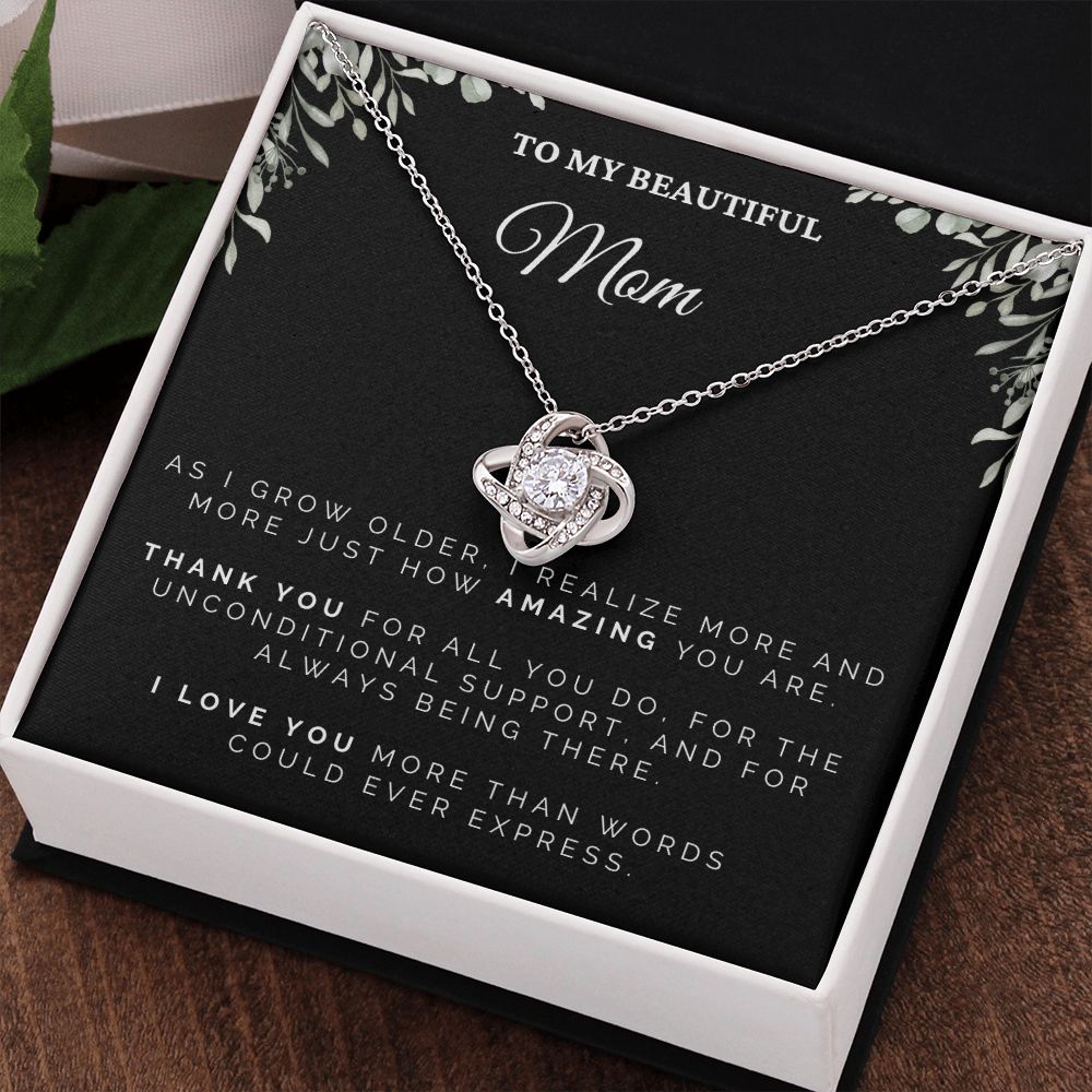 Love Knot Necklace for Mom