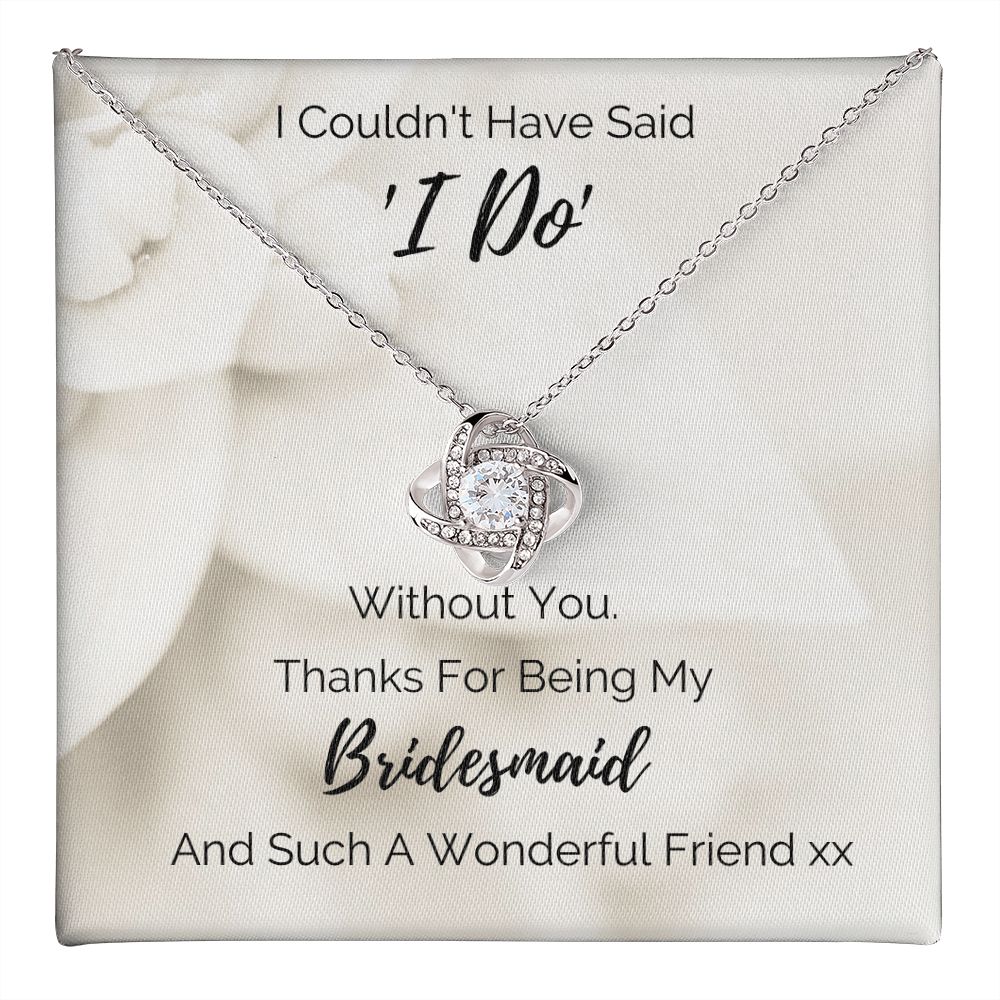 Thank You Bridesmaid Necklace