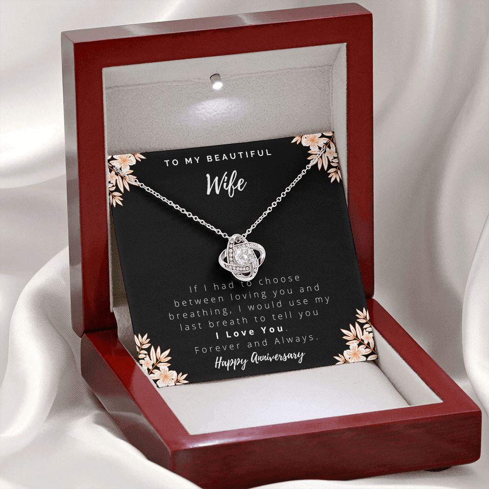Wife Anniversary (1000 × 1000 px) ET Love Knot Necklace