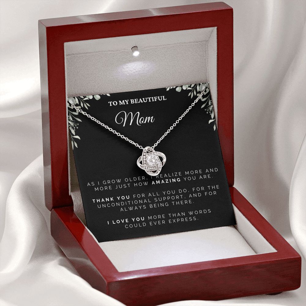 Love Knot Necklace for Mom