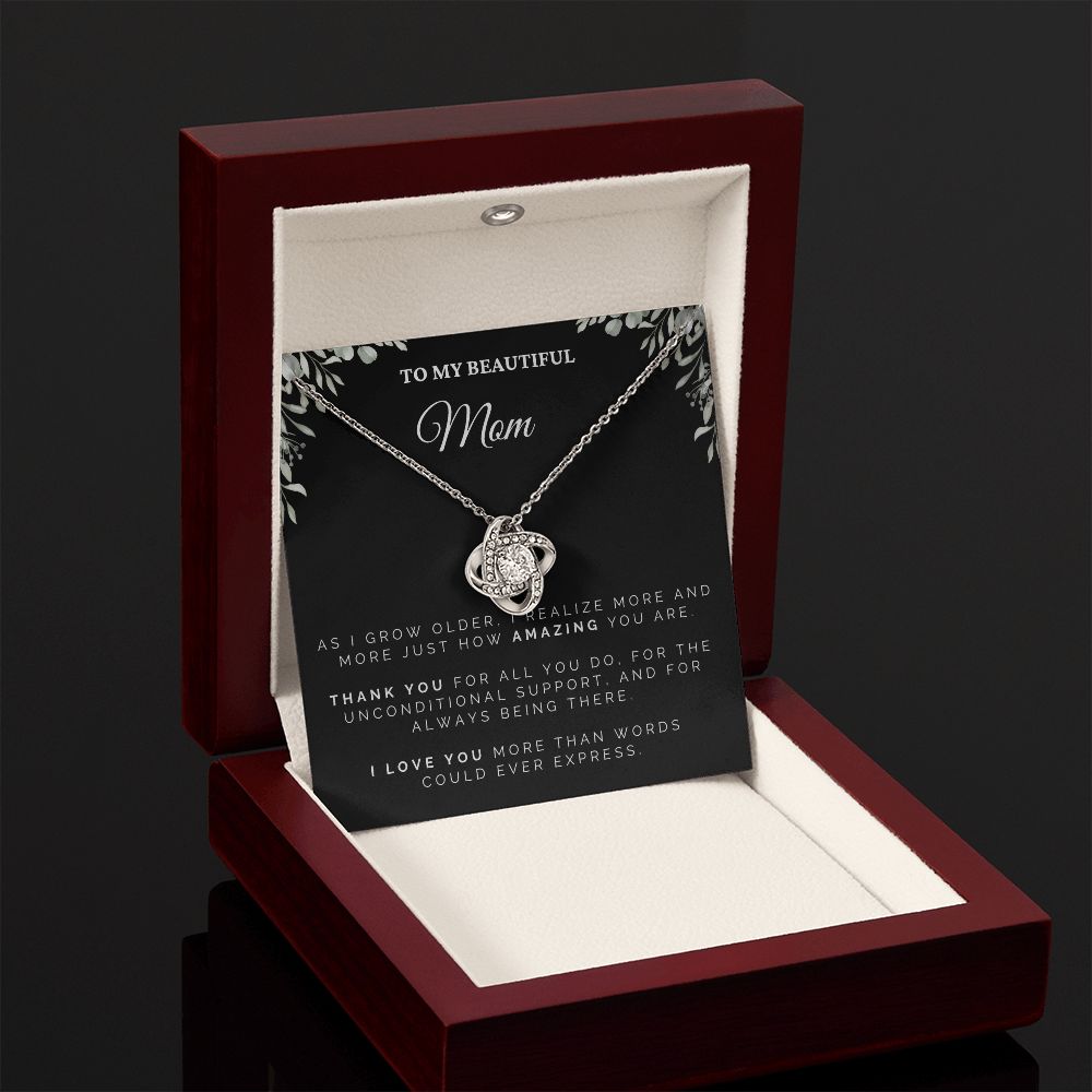 Love Knot Necklace for Mom