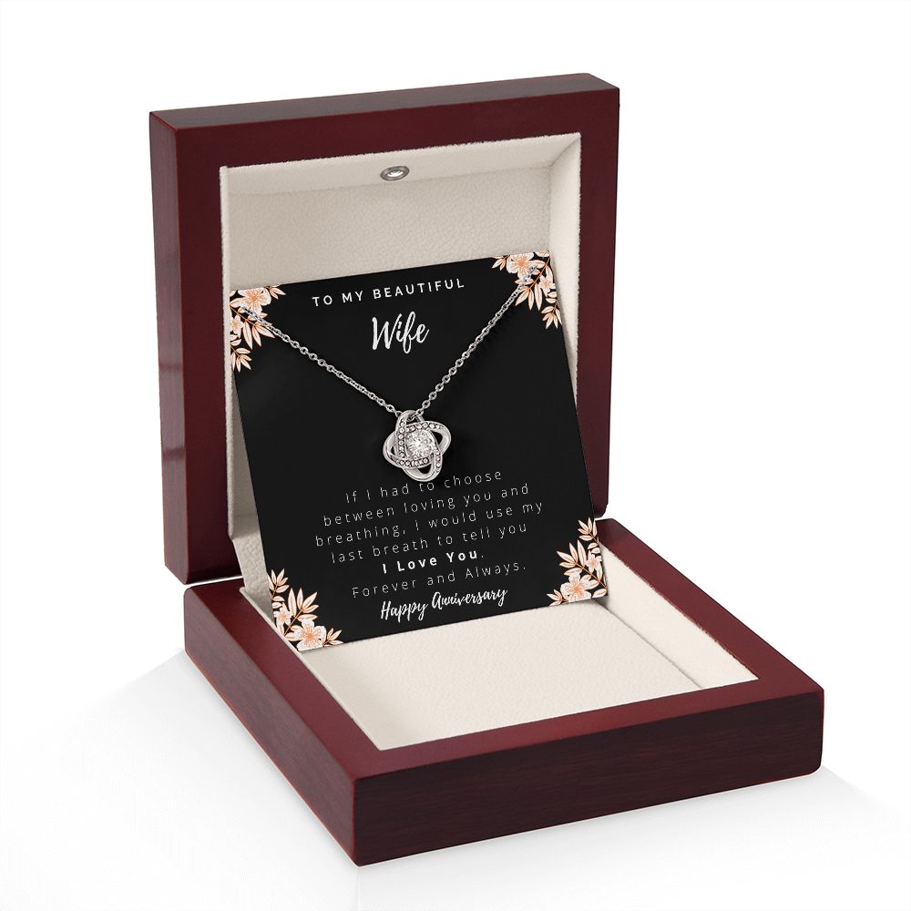 Wife Anniversary (1000 × 1000 px) ET Love Knot Necklace