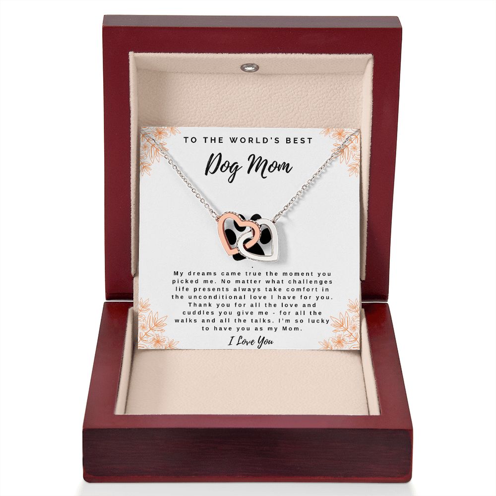 My Dreams Came True - Linking Heart Necklace for Dog Mom