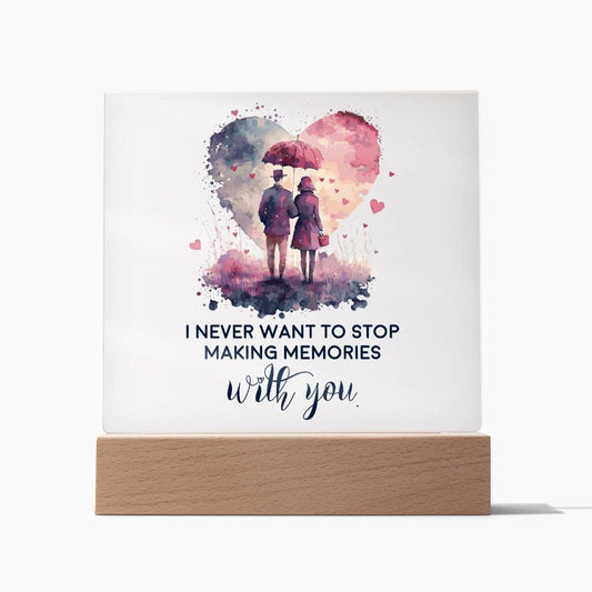 Making Memories Acrylic Plaque