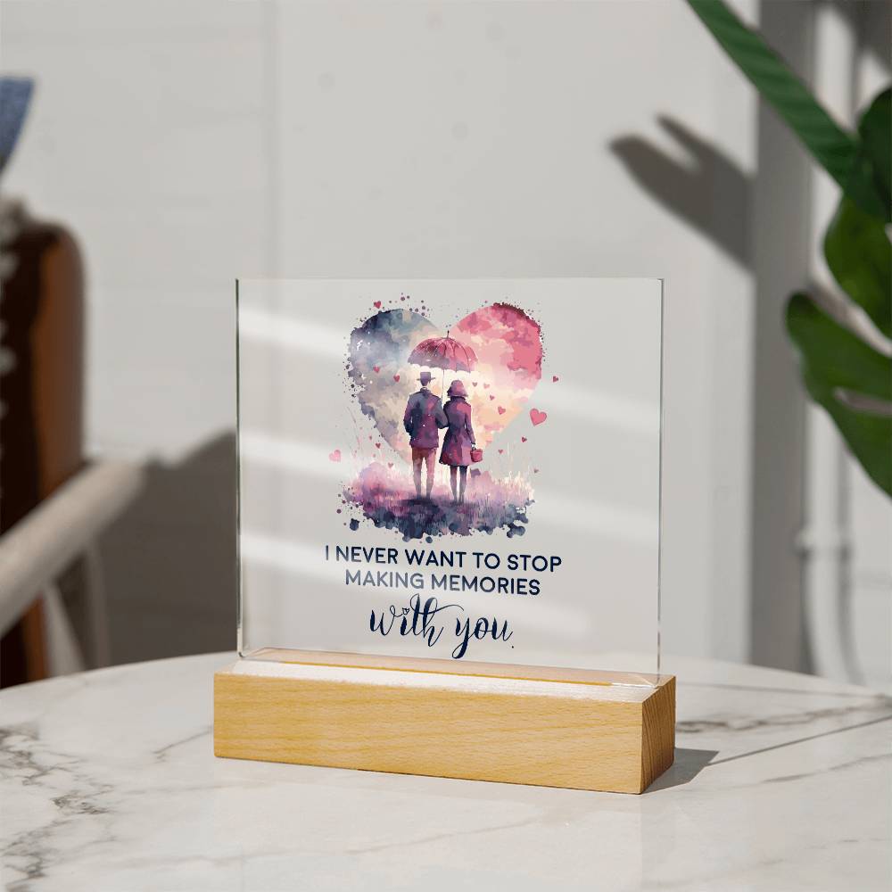 Making Memories Acrylic Plaque