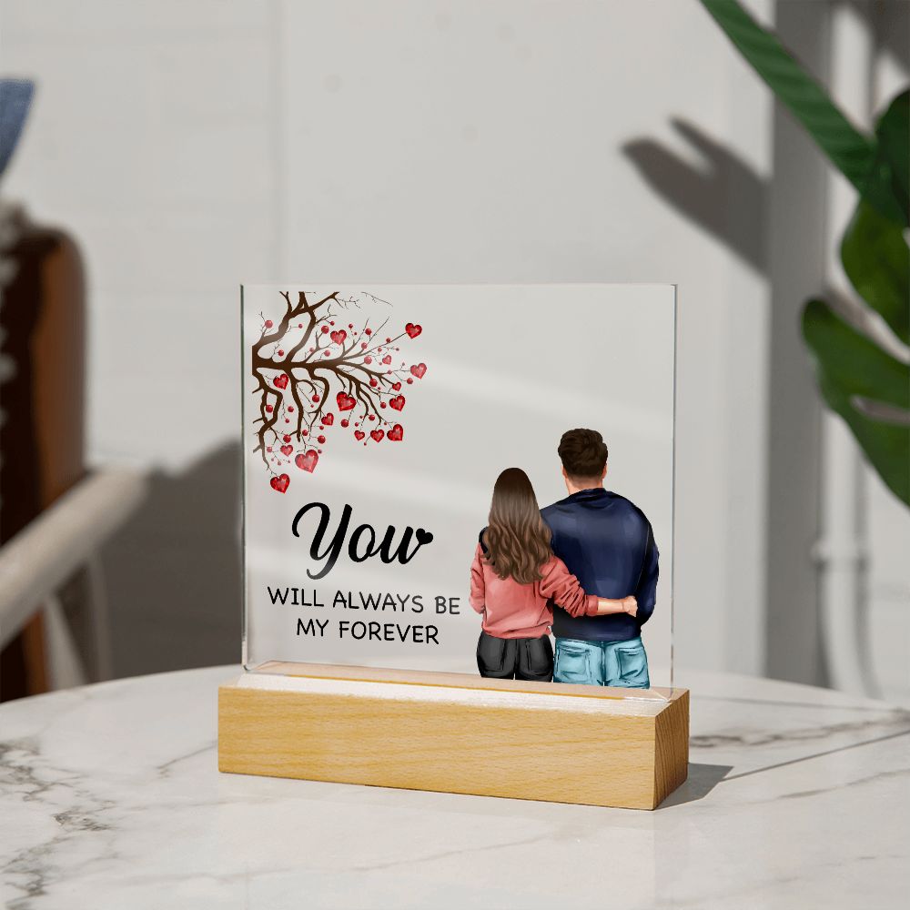 Husband Wife Plaque - My Forever