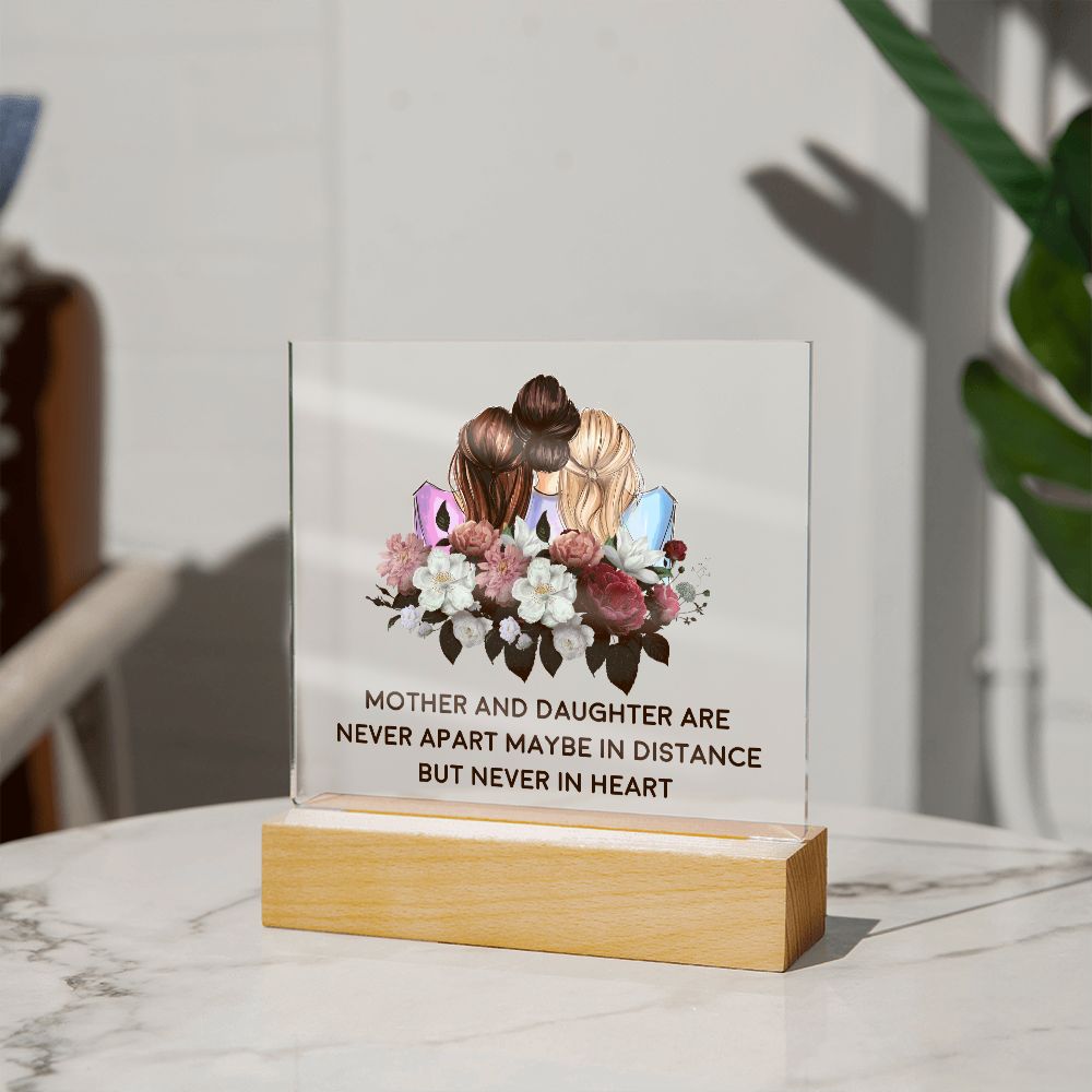 Mother Daughter Plaque Gift