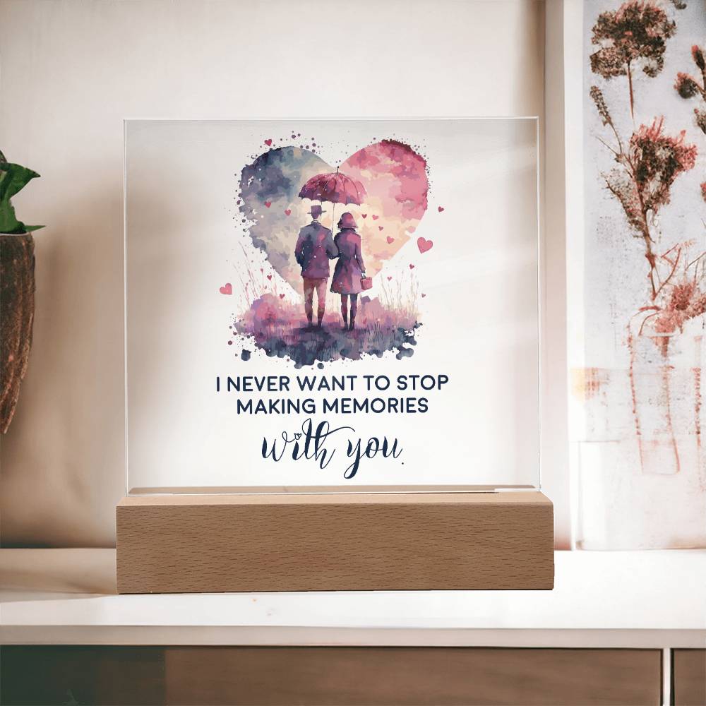 Making Memories Acrylic Plaque
