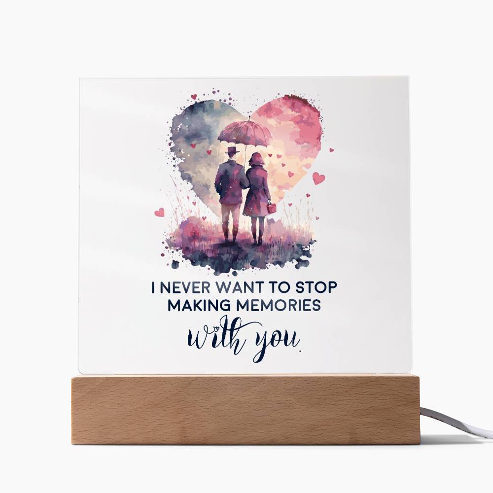 Making Memories Acrylic Plaque