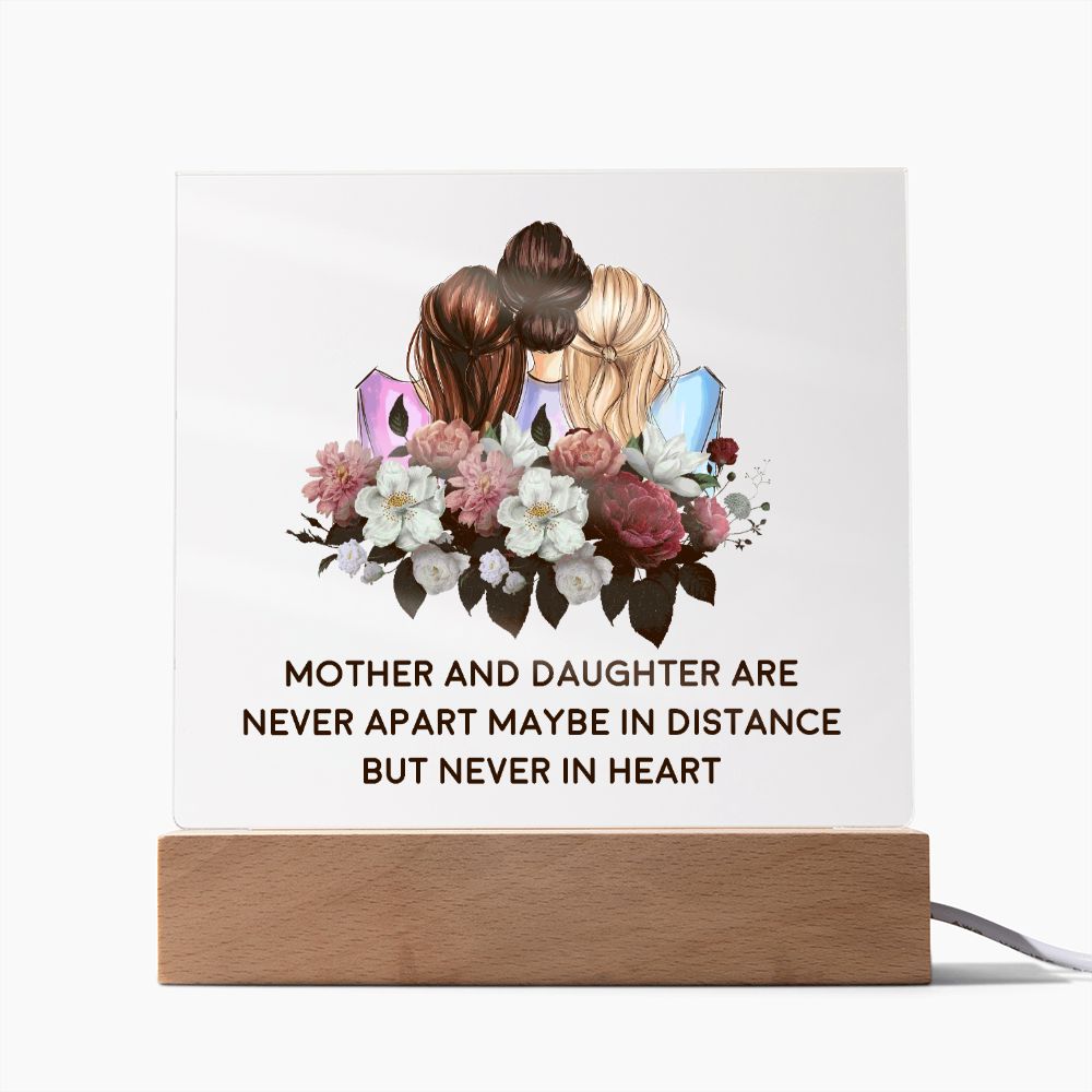Mother Daughter Plaque Gift
