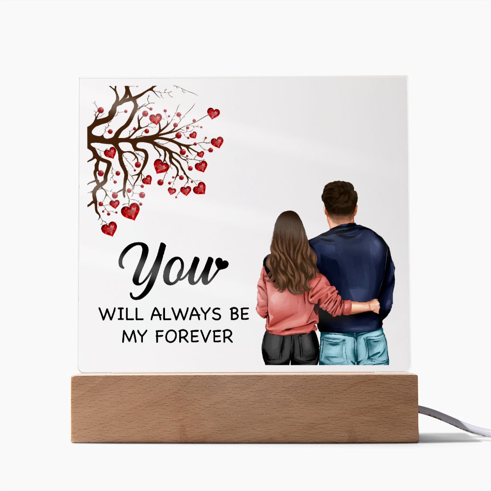 Husband Wife Plaque - My Forever