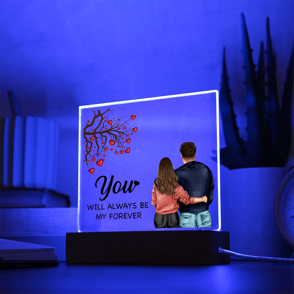 Husband Wife Plaque - My Forever