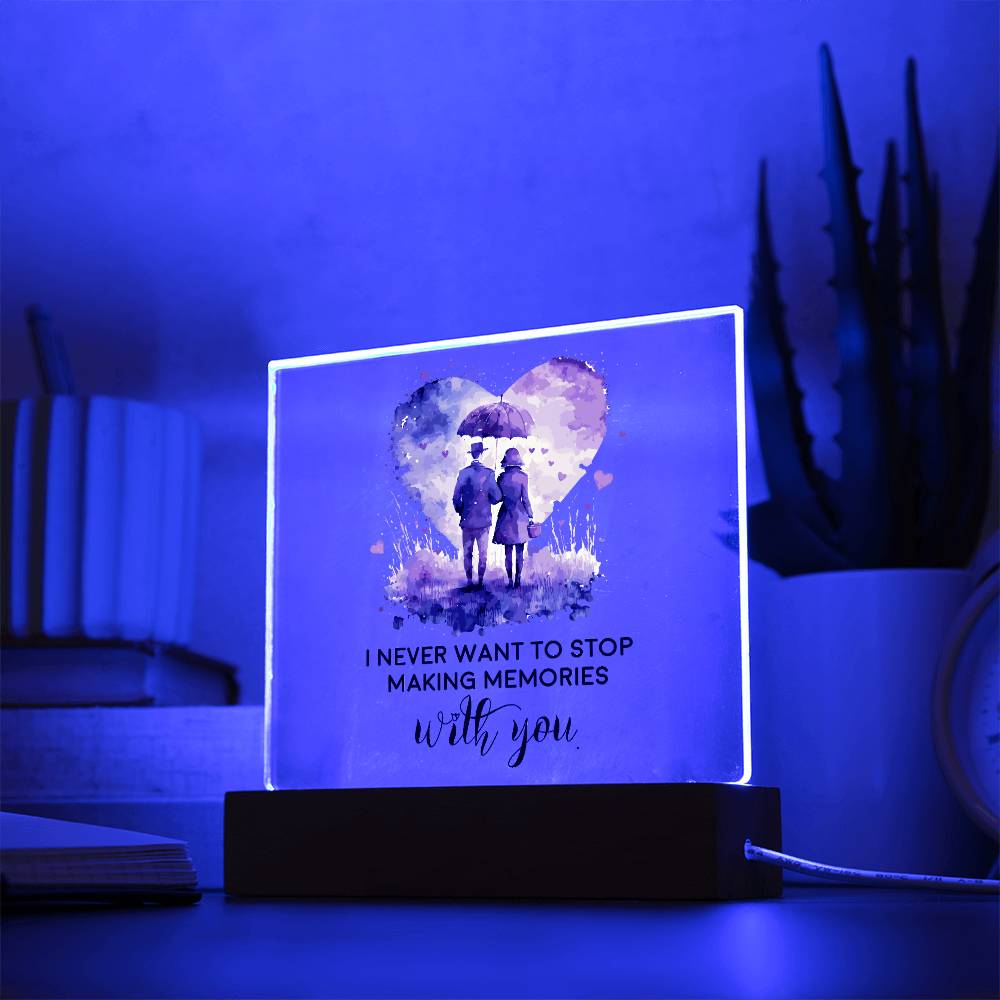 Making Memories Acrylic Plaque