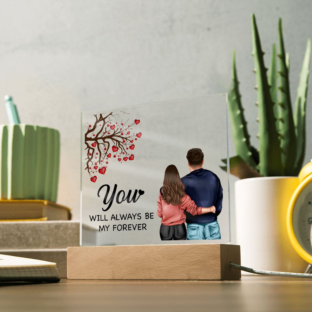 Husband Wife Plaque - My Forever
