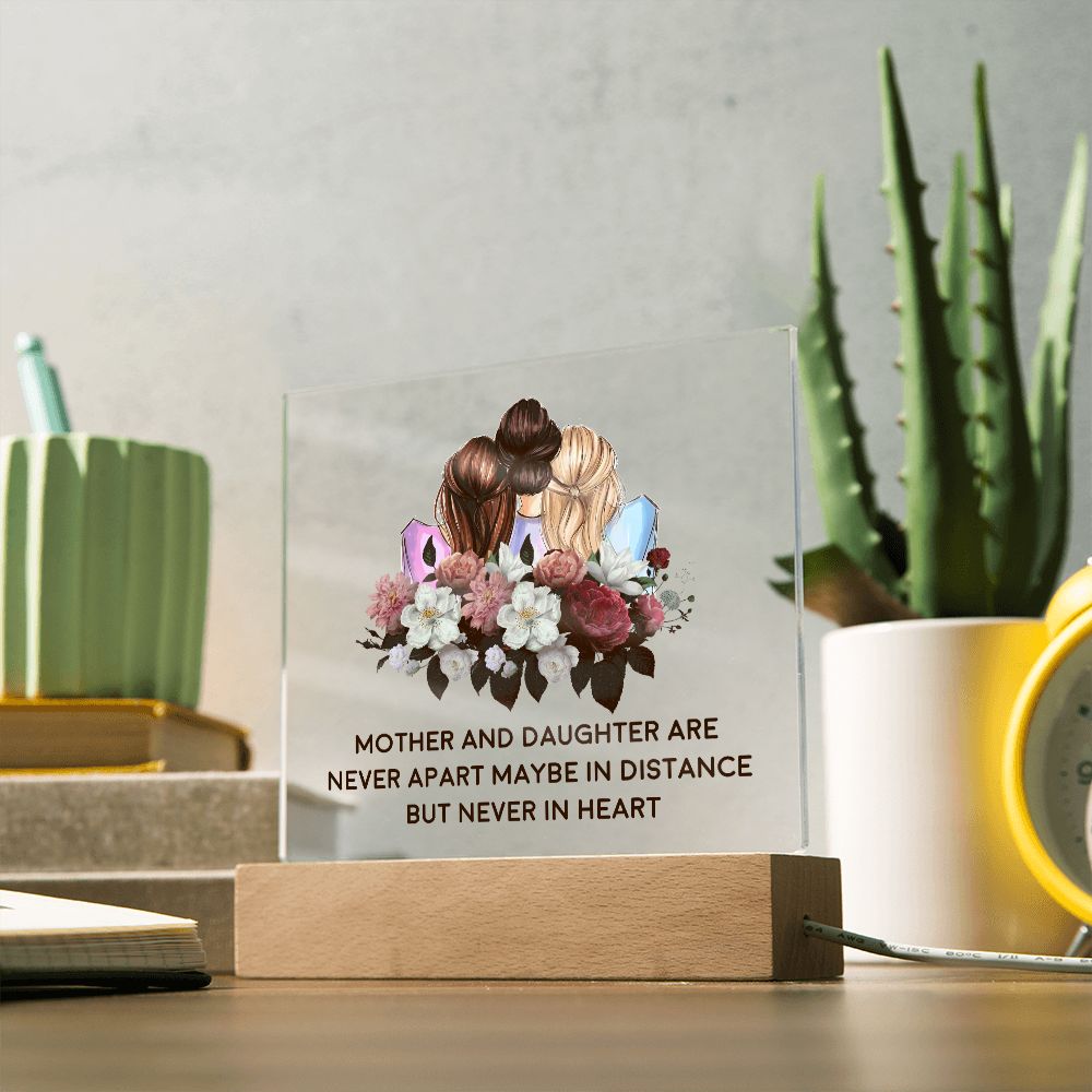 Mother Daughter Plaque Gift