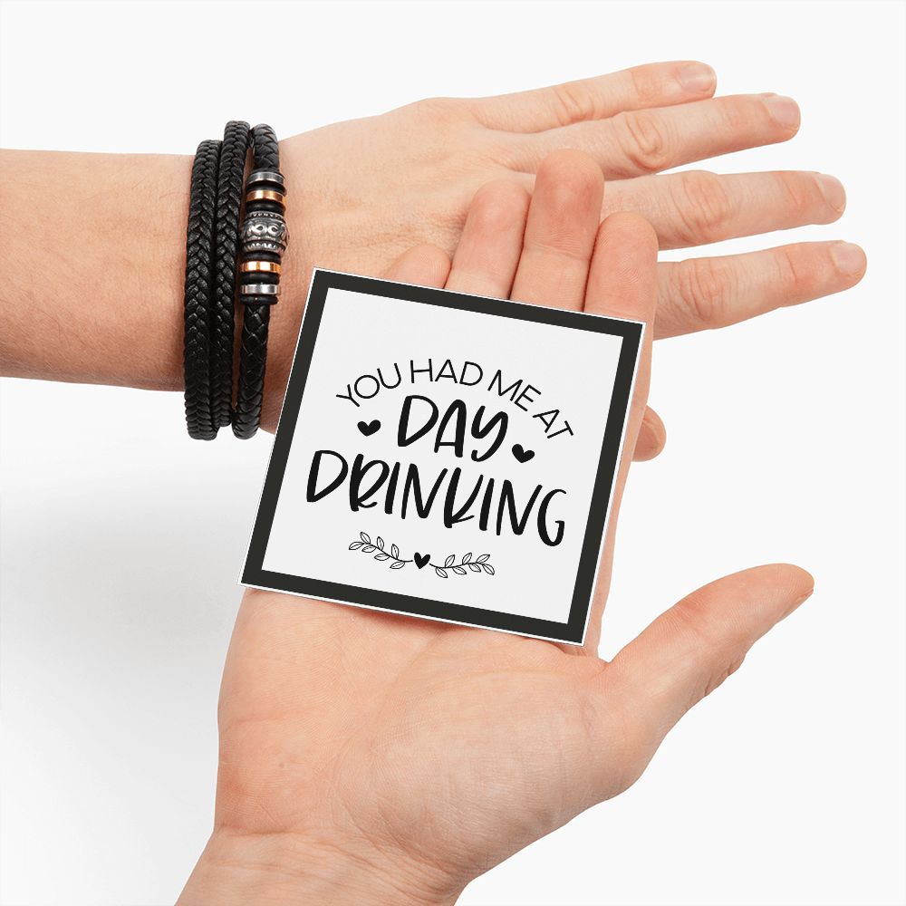 Day Drinking Love You Forever Men's Bracelet