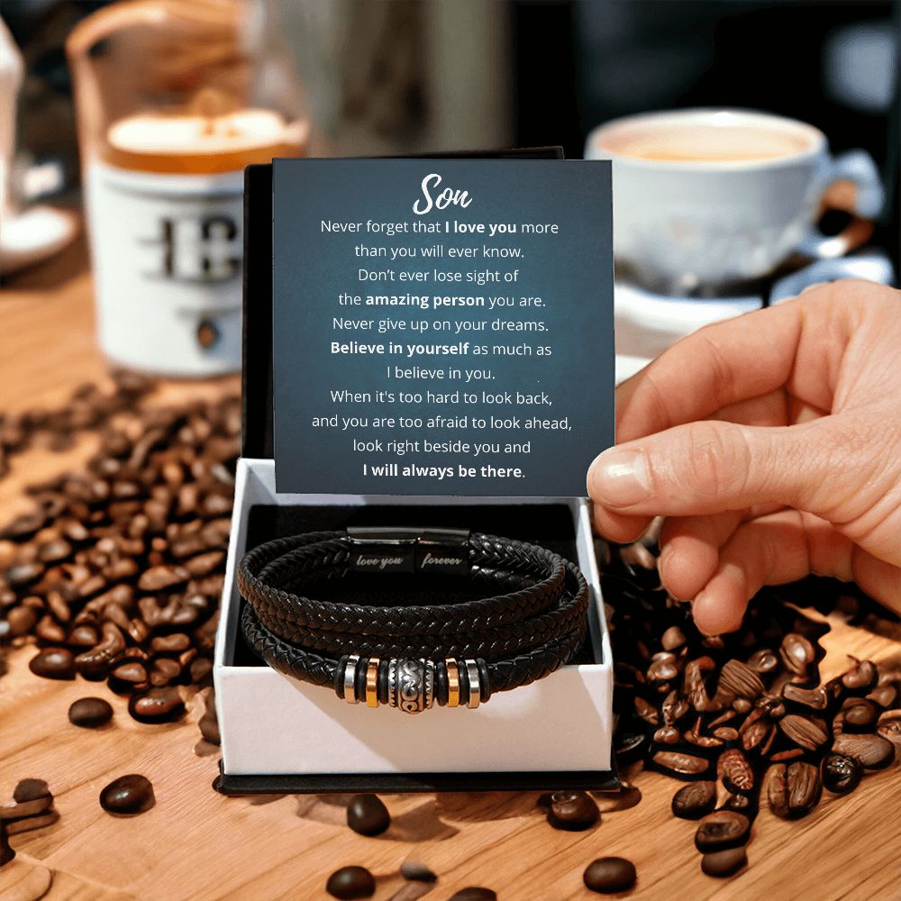 Son I will always be there ET Mens Bracelet